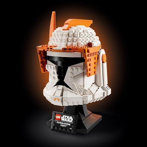 LEGO Star Wars Clone Commander Cody Helmet 75350 Collectible Building Set - Featuring Authentic Details, Office Decor Display Model for Adults, The Clone Wars Collection Memorabilia and Gift Idea thumbnail 5