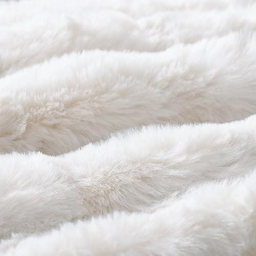 MADIZZ Pack of 2 Thick Plush Wool Throw Pillow Covers 12x20 Inch Cream Soft Neutral Decorative Throw Pillows Accent Boho Cushion Covers for Couch Sofa Bedroom Pillow Shell thumbnail 4