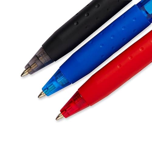 Paper Mate InkJoy 300RT Retractable Ballpoint Pens, Medium Point, Black/Red/Blue Ink, 8 Pack (1945918) thumbnail 3
