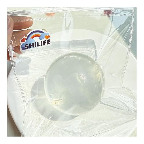 Taba Squishy fufu squishise,Kawaii Squishies PVC Toys,Stress Relieving Fur Ball OPP Packaging Gifts|Squishy Fidget Toys for Anxiety&Relaxation|Perfect Desk Accessory for Adults (Transparent) thumbnail 3