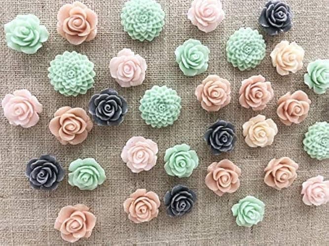 24Pcs Decorative Pushpins,Cork Board Tacks,Bulletin Board Tacks,Thumb Tack Decorative for CorkBoard, Office Organization or Home - Image 1