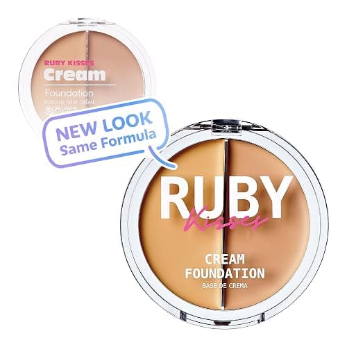 Ruby Kisses 3D Face Creator Cream Foundation & Concealer, 12 Hours Long Lasting, Medium to Full Coverage, Non-Greasy, Ideal for Makeup & Contour Palette (Level 3) thumbnail 2