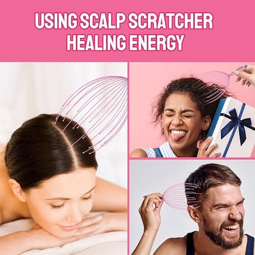 20 Fingers Scalp Stress Relax Massager, Head Scratcher Massager Tool 1 Pack, Acupuncture Point Massage, Deep Relaxation and Better Sleep thumbnail 5