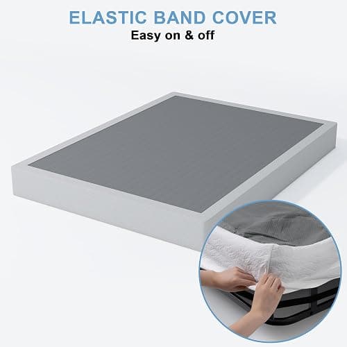 HOBINCHE King Box Spring - 7 Inch High Profile Box Spring for King Bed, Sturdy Metal Frame Mattress Foundation, Easy Assembly, Quiet & Noise-Free thumbnail 7