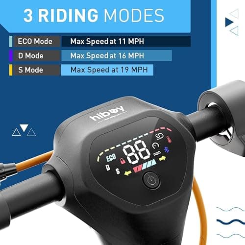 Hiboy S2/S2 MAX Electric Scooter, 350/500W Motor, 8.5/10" Tires, 17/40.4 Miles Range E Scooter, 19 Mph Folding Commuter Electric Scooter for Adults thumbnail 5