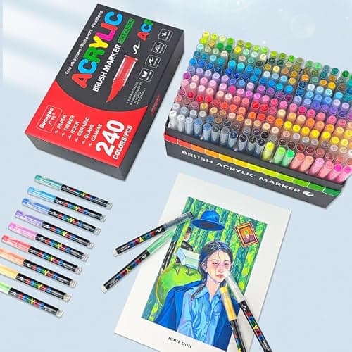 Guangna 240 Acrylic Paint Markers thumbnail 5