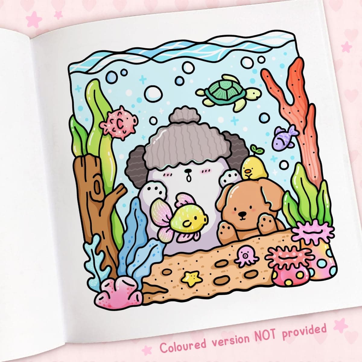 Cozy Cuties: A Cute and Comfy Colouring Book thumbnail 2