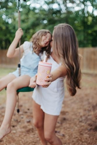 Zak Designs Kelso Tumbler Toddler Cup For Travel or At Home, 12oz Vacuum Insulated Stainless Steel Sippy Cup With Leak-Proof Design is Perfect For Kids (Happy Fruit) thumbnail 10