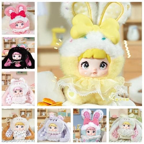 Shopular Nommi Sweetheart Bunny Series Blind Box 2ndgen Mibao Kawaii Action Figure Mystery Plush Doll Bag Keychain Pendant thumbnail 6