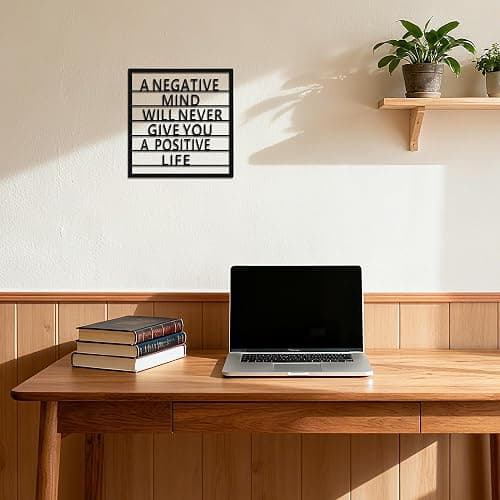 Metal Wall Sign with Empowering Message for Teen Boys Room | Industrial Style Motivational Decor | Powder-Coated Iron | Lightweight with Pre Drilled Holes Rust Resistant Iron thumbnail 6