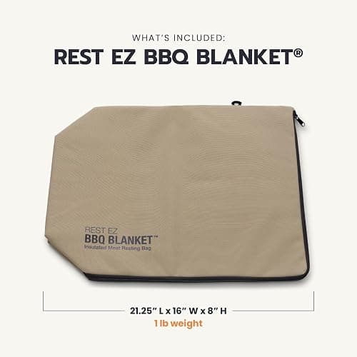 Rest EZ BBQ Blanket® - Insulated Meat Resting Bag for Moisture Retention and Tender BBQ - Heavy-Duty with Wide Mouth Design for Briskets, Pork Shoulders, Steaks thumbnail 7