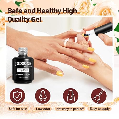 JODSONE 15ML Nail Primer Base Coat Top Coat Glossy Quick Drying Durable DIY Nail Art Design Long Lasting Gift thumbnail 6