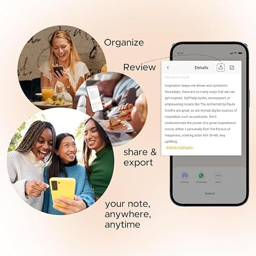 VYU iMark Digital Highlighter, Smart AI Scanner Pen, ChatGPT-4o Powered Scan, OCR Digital Scanning Device, AirDrop Export, for iOS/Android, Best Gift for Students & Book Lovers thumbnail 7