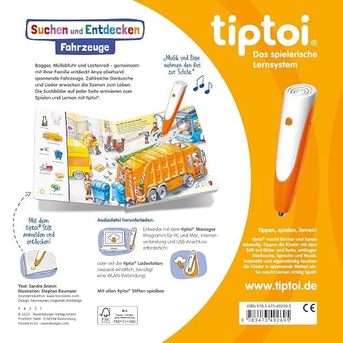 tiptoi® Suchen und Entdecken - Fahrzeuge, Buch für Kinder ab 2 Jahre thumbnail 2