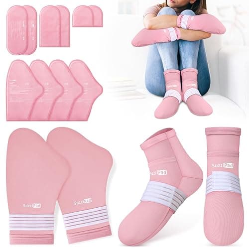 SuzziPad Cold Therapy Socks and Gloves for Chemotherapy, Chemo Must Haves for Women and Man, Ideal for Soothing Hand and Foot Discomfort, S/M - Image 1