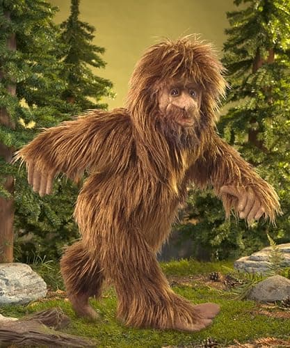 Folkmanis Sasquatch Hand Puppet,Brown thumbnail 2