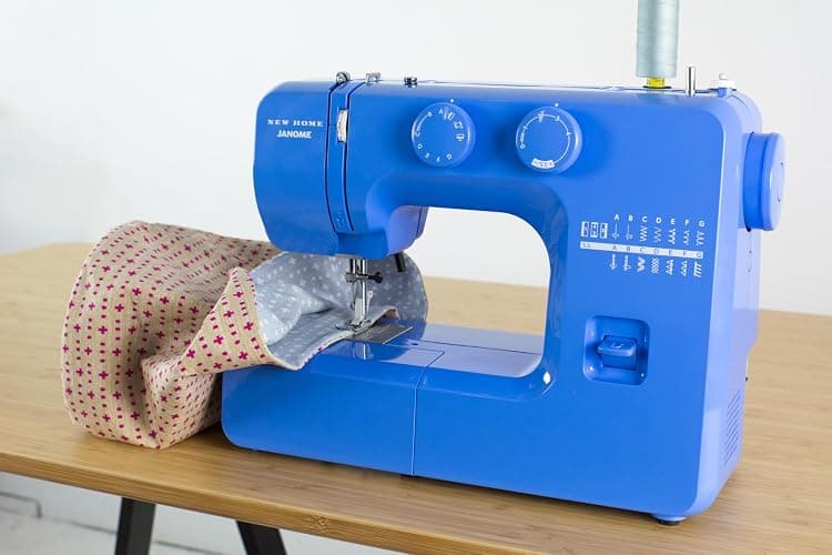 Janome Blue Couture Easy-to-Use Sewing Machine with Interior Metal Frame, Bobbin Diagram, Tutorial Videos, Made with Beginners in Mind! thumbnail 8
