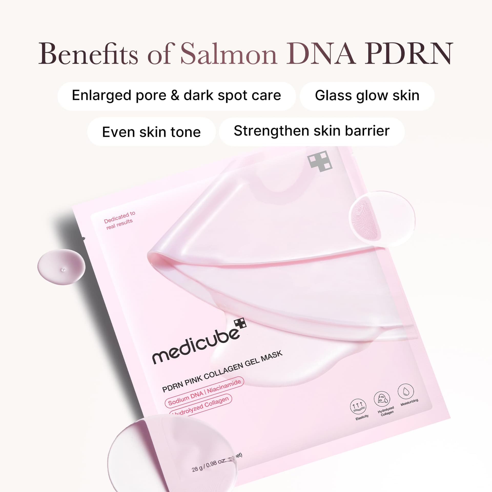 PDRN PINK COLLAGEN GEL MASK (4EA) thumbnail 5