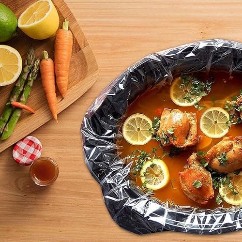 Slow Cooker Liners Small Size Pot Liners Disposable Cooking Bags Fit 1QT to 3QT Suitable for Slow Cooker and Oval & Round Pot (32) thumbnail 2