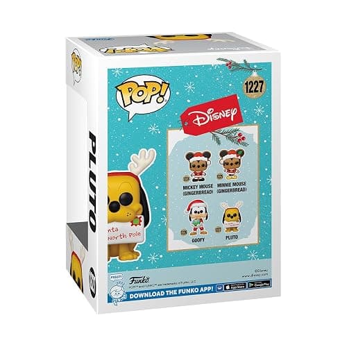 Funko POP! Disney: Holiday - Pluto - Collectable Vinyl Figure - Gift Idea - Official Merchandise - for Kids & Adults - Movies Fans - Model Figure for Collectors and Display thumbnail 3