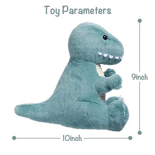 TCBunny Baby Dinosaur Bedtime Stuffed Animal Plush Toy 12", Gifts for Birthday, Valentine, Christmas (T-Rex, Blue), (BPT-0008-BL) thumbnail 2