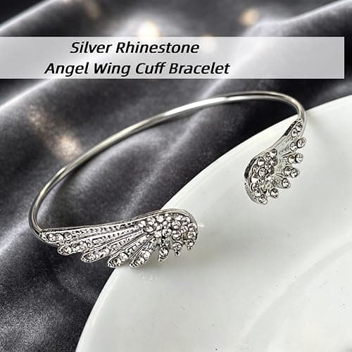 Angel wing bracelet thumbnail 3