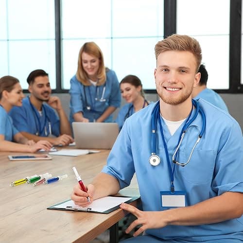 24Pcs Syringe Pen, Multi-Color Retractable Fun Nurses Week Gifts Bulk, Black Ink Novelty Pens Set, Nurse Accessories for Work and Nursing School Supplies, Imaginary Doctor Play Cool Gifts for Nurses thumbnail 2