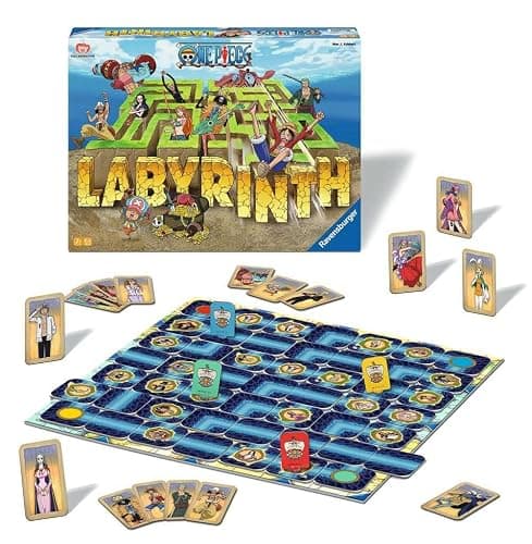 Ravensburger One Piece Labyrinth - A Strategic Maze Challenge Featuring Monkey D. Luffy and Crew - Fun Family Game for 2-4 Players - Ages 7 and Up thumbnail 3