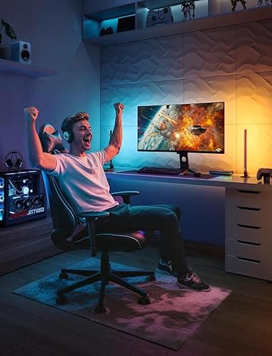 Govee HDMI 2.1 Sync Box Kit 2, Includes AI Sync Box, Light Bars, and Monitor Backlight, Supports 8K@60Hz, 4K@144Hz, VRR and ALLM, Works with Matter and Alexa, RGBIC Light Strip for 27-34 inch Monitor thumbnail 10