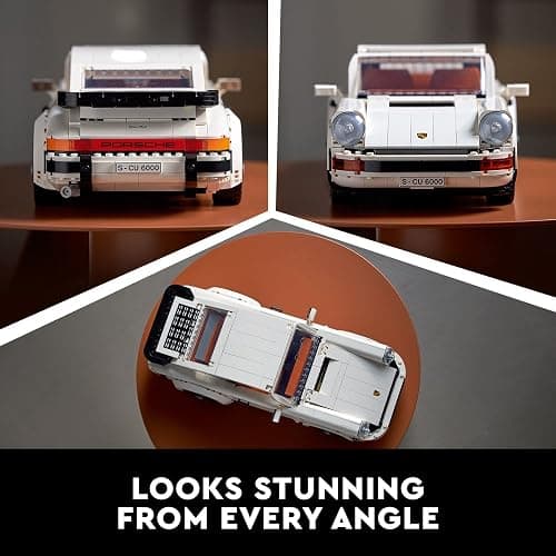 LEGO Icons Porsche 911 10295 Building Set, Collectible Turbo Targa, 2in1 Porsche Race Car Model Kit for Adults and Teens to Build, Gift Idea thumbnail 7