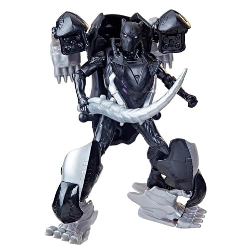 Marvel Mech Strike Mechasaurs, 4-Inch Black Panther with Sabre Claw Action Figures, Super Hero Toys for Kids Ages 4 and Up thumbnail 7