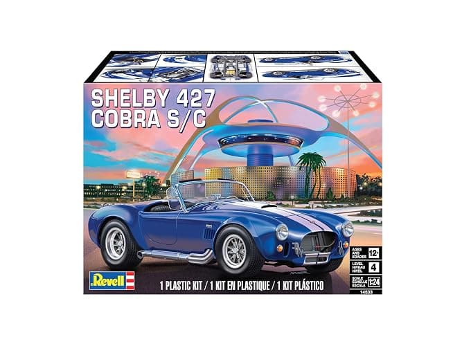 Revell 14533 Shelby Cobra 427 S/C 1:24 Scale 104-Piece Skill Level 4 Model Car Building Kit thumbnail 10