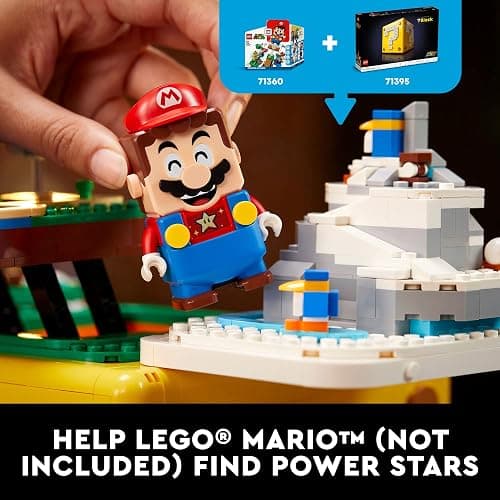 LEGO Super Mario 64 Question Mark Block Building Set - Video Game Model Set for Adult Fans, Ages 18+ - Includes 4 Microscale Game Levels W/ 10 Minifigures - 71395 thumbnail 5