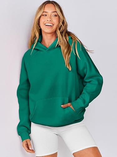 ANRABESS Women Hoodies Oversized Fleece Long Sleeve Comfy Casual Basic Pullover Sweatshirts 2025 Fall Outfits Y2K Clothes thumbnail 2