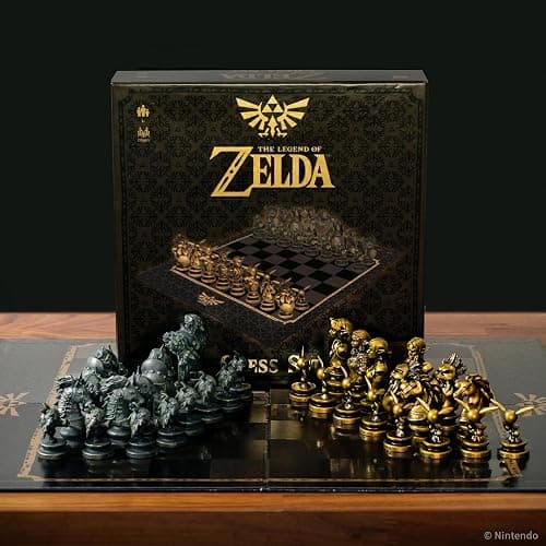 The Legend of Zelda Collector's Chess Set, Link vs. Ganondorf Strategy Game, 32 Custom Sculpted Hero & Villain Pieces, Classic Board Game for Zelda Fans, Officially Licensed Nintendo Merchandise thumbnail 2