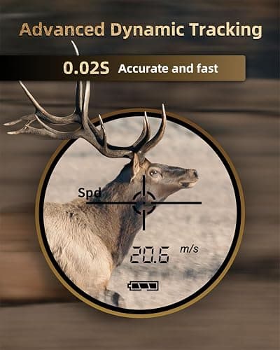 AOFAR HX-700N Hunting Range Finder 700 Yards Waterproof Archery Rangefinder for Bow Hunting with Range and Speed Mode, Free Battery, Carrying Case thumbnail 4
