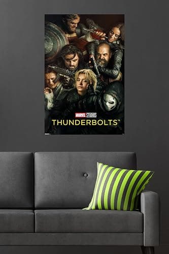 Marvel Thunderbolts (2025) - Teaser One Sheet Wall Poster, 34L" x 22.4W", Unframed Version thumbnail 4