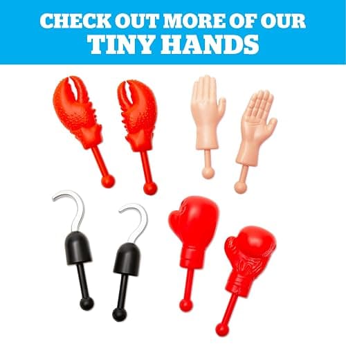 BigMouth Inc Tiny Hands Gag Gifts Baby Hands on a Stick - Fake Small Hands for Costumes and Pranks - Funny Stick Puppets - The Original Tiny Hands thumbnail 6