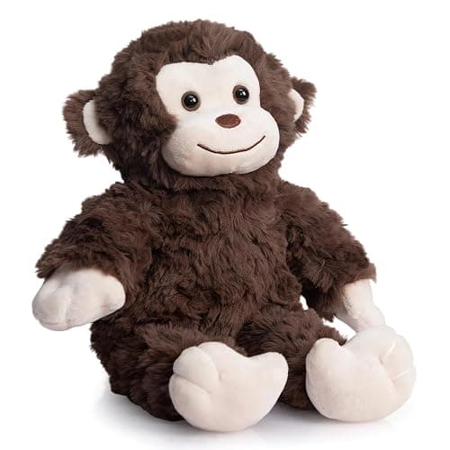 HollyHOME Monkey Stuffed Animal Plush Monkey Toy for Kids Gift for Animal Lovers for Birthdays Holidays 16inch Brown thumbnail 7