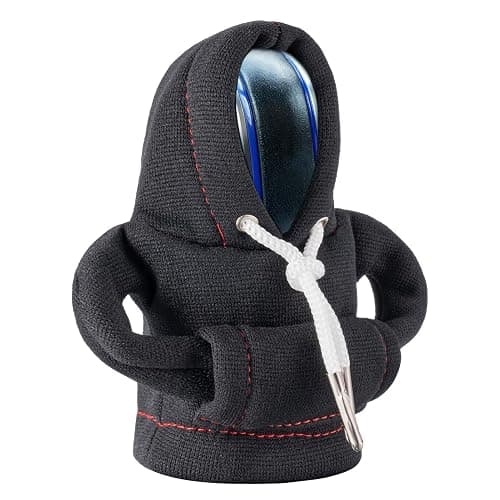 Gear Shift Hoodie, Gear Shift Cover, Universal Car Shift Knob Hoodie, Mini Hoodie for Car Shifter, Automotive Interior Cute Gadgets, Car Accessories and Decorations thumbnail 6
