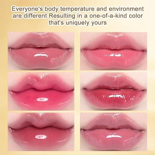 Color Changing Lipstick, PH Lipstick Color Changing, PH Adjusting Lip stick, Clear Lip stick That Changes Color, Long Lasting Moisturizing Tinted Lip Balm, Non-Sticky Formula, Mothers Day Gifts (1pcs) thumbnail 6