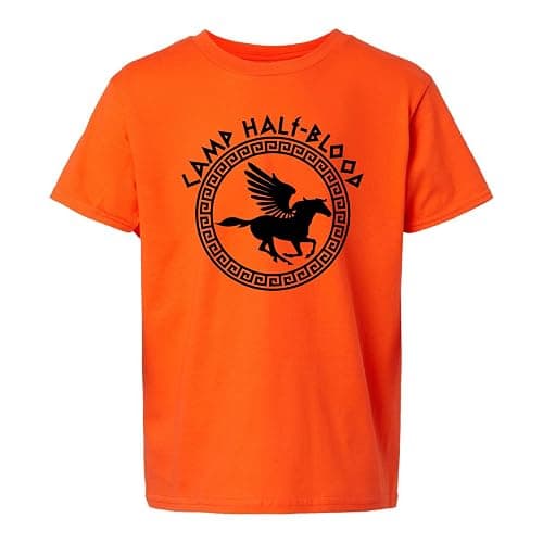 Affect Design Studio Youth Size Orange Camp Half Blood T-Shirt - Image 1