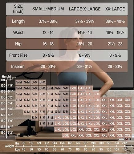 Cheerace High Waist Leggings for Women - Opaque, Soft Tummy Control Athletic Pants for Yoga, Running, Workout and Gym thumbnail 6