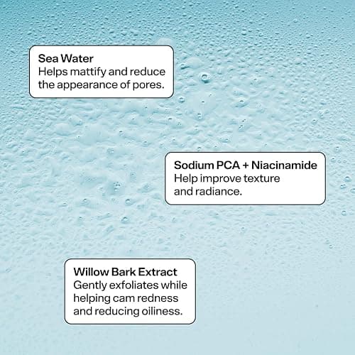 Bubble Skincare Bounce Back Hydrating Toner Spray - Balancing + Pore Minimizing Toner for Face - Made With Niacinamide + Willow Bark to Help Even and Mattify Oily Skin - On-The-Go Skin Care (55ml) thumbnail 4