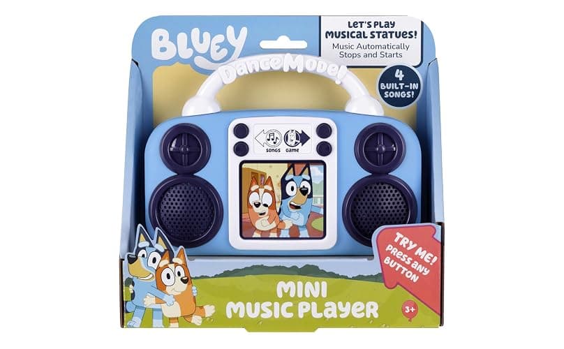 eKids Bluey Toy Music Player, Toy for Toddlers with Built-in Music, Bluey Toys Make Great Stocking Stuffers for Kids thumbnail 5