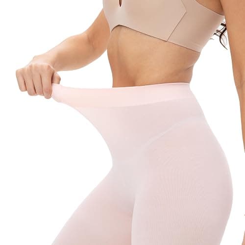 HeyUU Women's 80D Ultra Soft Opaque Tights, High Waist Solid Color Footed Pantyhose with 29 Colors thumbnail 4