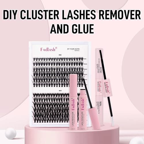Cluster Lash Glue Remover 5 ML Lash Remover for Cluster Lashes Soothing Oil Lash Glue Remover Mascara Wand Eyelash Extension Remover Self Use at Home thumbnail 7