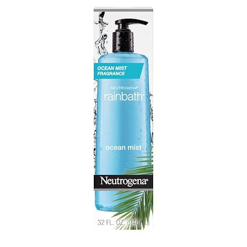Neutrogena Rainbath Replenishing Shower and Bath Gel -Refreshing Body Wash with Moisturizing Formula for Soft Skin, Ocean Mist Scent, 32 fl. oz. (946 mL) Pump Bottle - Image 1