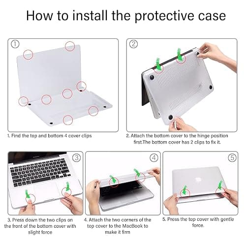 GABraden Compatible with MacBook pro 13 inch Case,2020 2019 2018 2017 2016(A2338 M1/A2159/A2251/A2289/A1989/A1706) with Touch ID and 2 Pack Keyboard Protectors,Laptop Hard Shell（Grey Leopard Cheetah） thumbnail 2