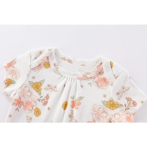 JELYLOVE Unisex Baby Boy Girl Bodysuits Sets 20 Pack Cotton Casual New Born Clothes Comfort Infant Outfit Essentials thumbnail 5